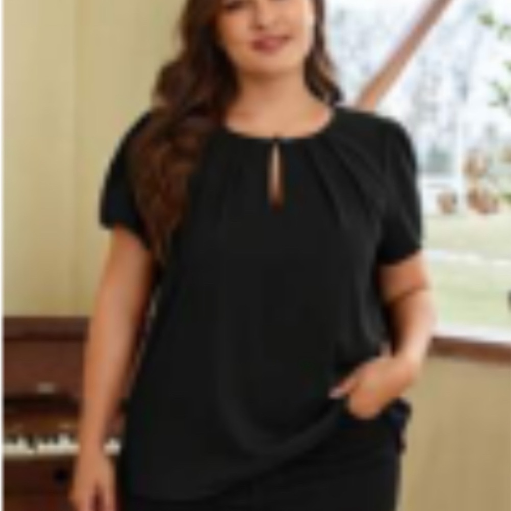 Elegant Black Women's Top